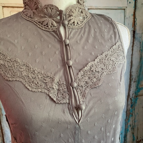 A’reve lacy gray dress - Picture 3 of 5